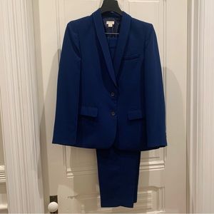 J.Crew Cobalt Blue Suit Sz 10